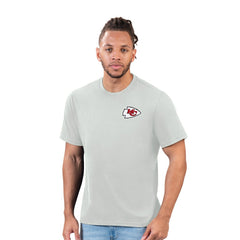 Kansas City Chiefs Margaritaville Flip Flop T-Shirt - Gray T-shirts