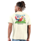 Arizona Cardinals Margaritaville Flip Flop T-Shirt - Cream T-shirts