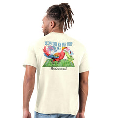 Arizona Cardinals Margaritaville Flip Flop T-Shirt - Cream T-shirts