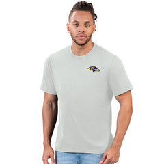 Baltimore Ravens Margaritaville Time Flies T-Shirt - Gray T-shirts