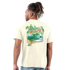 Arizona Cardinals Margaritaville Time Flies T-Shirt - Cream T-shirts