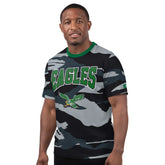Philadelphia Eagles Starter Thursday Night Gridiron Classics Vintage Logo T-Shirt - Camo/Gray T-shirts