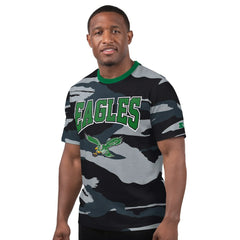 Philadelphia Eagles Starter Thursday Night Gridiron Classics Vintage Logo T-Shirt - Camo/Gray T-shirts