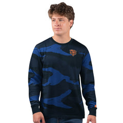 Chicago Bears Starter Thursday Night Gridiron Long Sleeve T-Shirt- Navy - Navy T-shirts