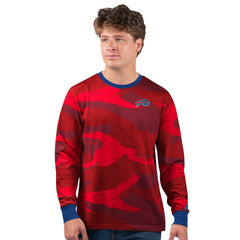 Buffalo Bills Starter Thursday Night Gridiron Long Sleeve T-Shirt- Red - Red T-shirts