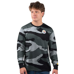 Pittsburgh Steelers Starter Thursday Night Gridiron Long Sleeve T-Shirt- Gray - Gray T-shirts