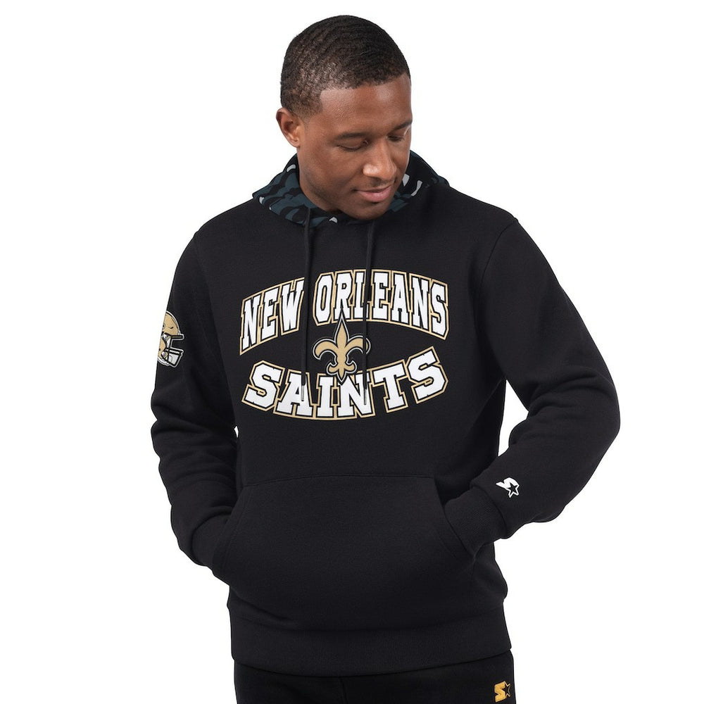 New Orleans Saints Starter Thursday Night Gridiron Pullover Hoodie - Black Hoodies