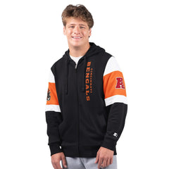 Cincinnati Bengals Starter Extreme Full-Zip Hoodie - Black Hoodies