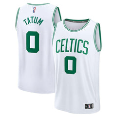Jayson Tatum Boston Celtics Fast Break Replica Player Jersey Association Edition White - Fanatics