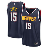Nikola Jokic Denver Nuggets Youth Fast Break Replica Player Jersey Icon Editi- Navy - Fanatics