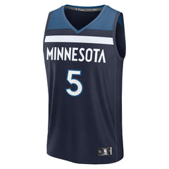 Anthony Edwards Minnesota Timberwolves Fast Break Replica Player Jersey Icon Edition Navy - Fanatics outlet