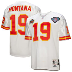 Joe Montana Kansas City Chiefs 1994 Authentic Throwback Retired Player Jersey - White Jerseys