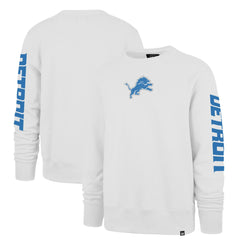 Detroit Lions '47 Headline Pullover Sweatshirt - White Pullover
