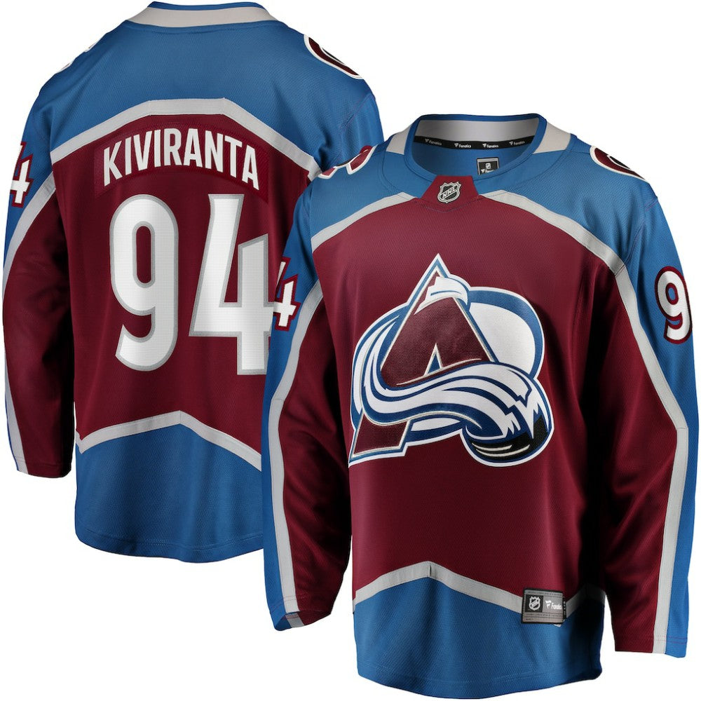 Joel Kiviranta Colorado Avalanche Fanatics Home Premier Breakaway Player Jersey - Maroon | US 201452139
