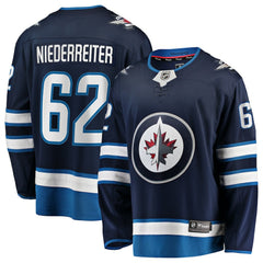 Nino Niederreiter Winnipeg Jets Fanatics Home Premier Breakaway Player Jersey - Navy | US 201452154