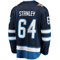 Logan Stanley Winnipeg Jets Fanatics Home Premier Breakaway Player Jersey - Navy | US 201452159