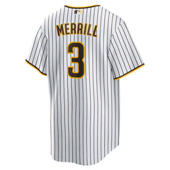 Jackson Merrill San Diego Padres Nike Home Replica Jersey - White Jerseys