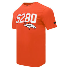 Denver Broncos Pro Standard Frozen Single Jersey T-Shirt - Orange T-shirts