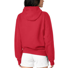 Buffalo Bills G-III 4Her by Carl Banks Women's Football Logo Fleece Tri-Blend Pullover Hoodie - Red Hoodies