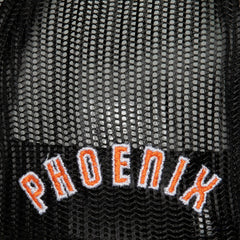 Phoenix Suns Hardwood Classics Blocker Foam Front Trucker Snapback Hat White - Mitchell & Ness