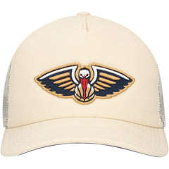 New Orleans Pelicans Trucker Adjustable Hat Cream - Mitchell & Ness