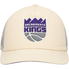 Sacramento Kings Trucker Adjustable Hat Cream - Mitchell & Ness