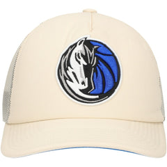 Dallas Mavericks Trucker Adjustable Hat Cream - Mitchell & Ness