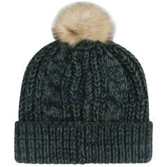 Kansas City Chiefs '47 Women's Meeko Cuffed Knit Hat with Pom - Black Hats