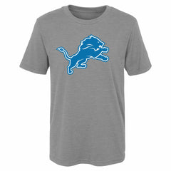 Detroit Lions Outerstuff Youth Primary Logo T-Shirt - Gray T-shirts