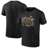 Derrick Henry Baltimore Ravens King Henry's Crown T-Shirt - Black T-shirts