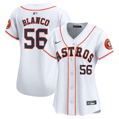 Ronel Blanco Houston Astros Nike Women's Home Limited Jersey - White Jerseys