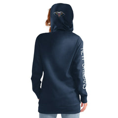 New Orleans Pelicans G-III 4Her by Carl Banks Women's Base Coach Pullover Hoodie Navy outlet
