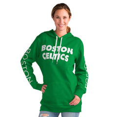Boston Celtics G-III 4Her by Carl Banks Women's Base Coach Pullover Hoodie Kelly Green outlet