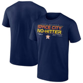 Ronel Blanco Houston Astros Space City No-Hitter T-Shirt - Navy T-shirts