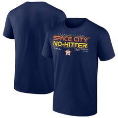 Ronel Blanco Houston Astros Space City No-Hitter T-Shirt - Navy T-shirts