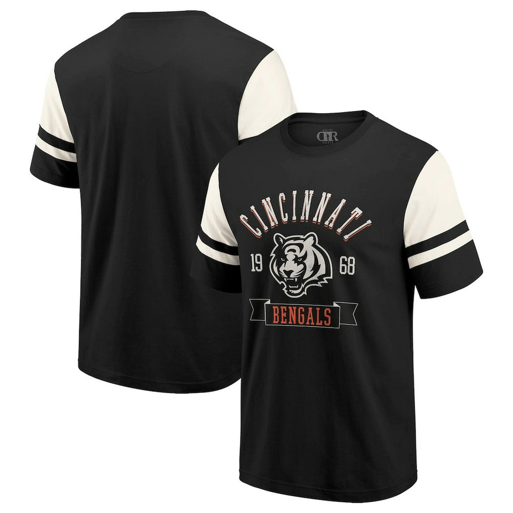 Cincinnati Bengals Darius Rucker Collection Football T-Shirt - Black T-shirts