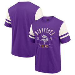 Minnesota Vikings Darius Rucker Collection Football T-Shirt - Purple T-shirts