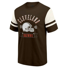 Cleveland Browns Darius Rucker Collection Football T-Shirt - Brown T-shirts
