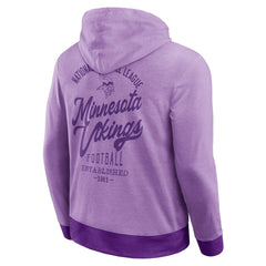 Minnesota Vikings Darius Rucker Collection Tonal Knit Pullover Hoodie - Purple Hoodies