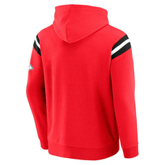 Kansas City Chiefs Darius Rucker Collection Football Washed Pullover Hoodie - Red Hoodies
