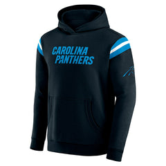 Carolina Panthers Darius Rucker Collection Football Washed Pullover Hoodie - Black Hoodies