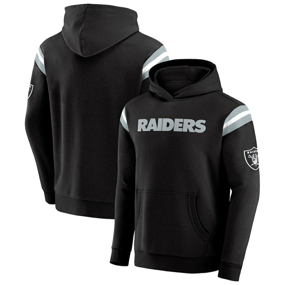 Las Vegas Raiders Darius Rucker Collection Football Washed Pullover Hoodie - Black Hoodies