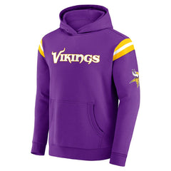 Minnesota Vikings Darius Rucker Collection Football Washed Pullover Hoodie - Purple Hoodies