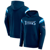 Tennessee Titans Darius Rucker Collection Football Washed Pullover Hoodie - Navy Hoodies