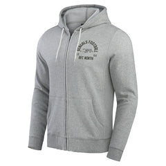 Cincinnati Bengals Darius Rucker Collection Vintage Stripe Full-Zip Hoodie - Heather Gray Hoodies