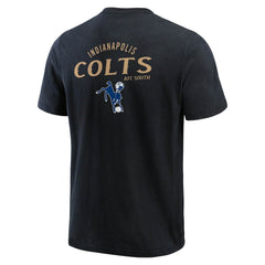 Indianapolis Colts Darius Rucker Collection Washed Henley T-Shirt - Black T-shirts