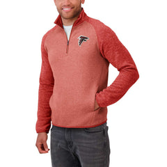 Atlanta Falcons Darius Rucker Collection Tonal Quarter-Zip Jacket - Red Jackets