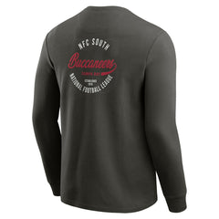 Tampa Bay Buccaneers Darius Rucker Collection Washed Waffle-Knit Long Sleeve T-Shirt - Pewter T-shirts
