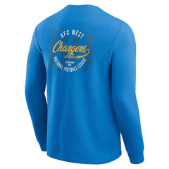 Los Angeles Chargers Darius Rucker Collection Washed Waffle-Knit Long Sleeve T-Shirt - Powder Blue T-shirts