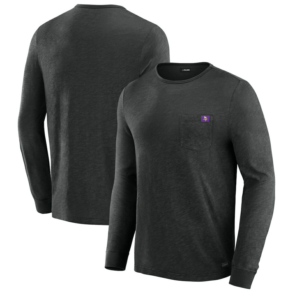 Minnesota Vikings J. Palmer In-The-Pocket Long Sleeve T-Shirt - Black T-shirts